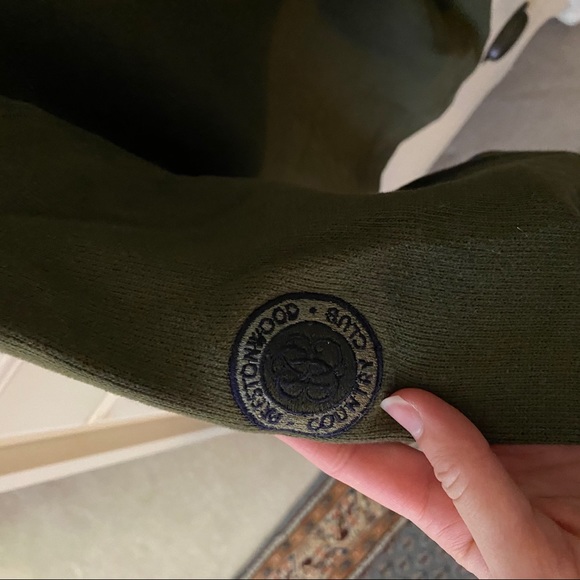 Cutter & Buck Green V-Neck Sweatshirt - Picture 3 of 7